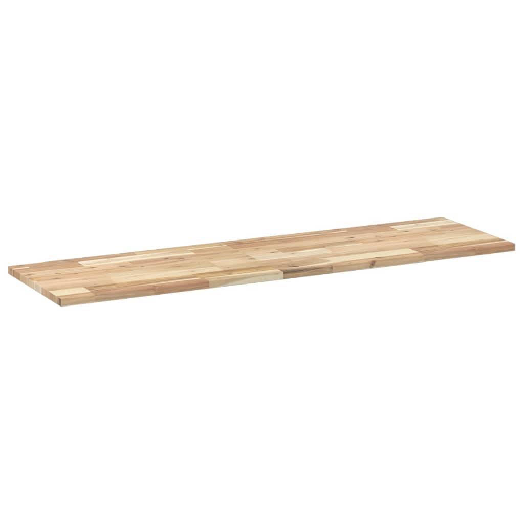 vidaXL Schweberegal 120x40x2 cm Massivholz Akazie Unbehandelt