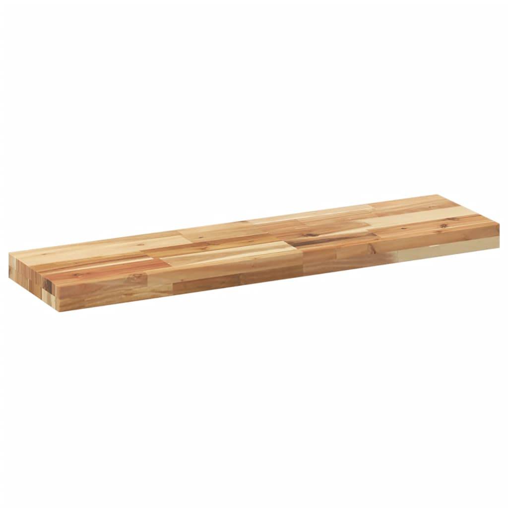 vidaXL Schweberegal 80x20x4 cm Massivholz Akazie Ölbehandelt