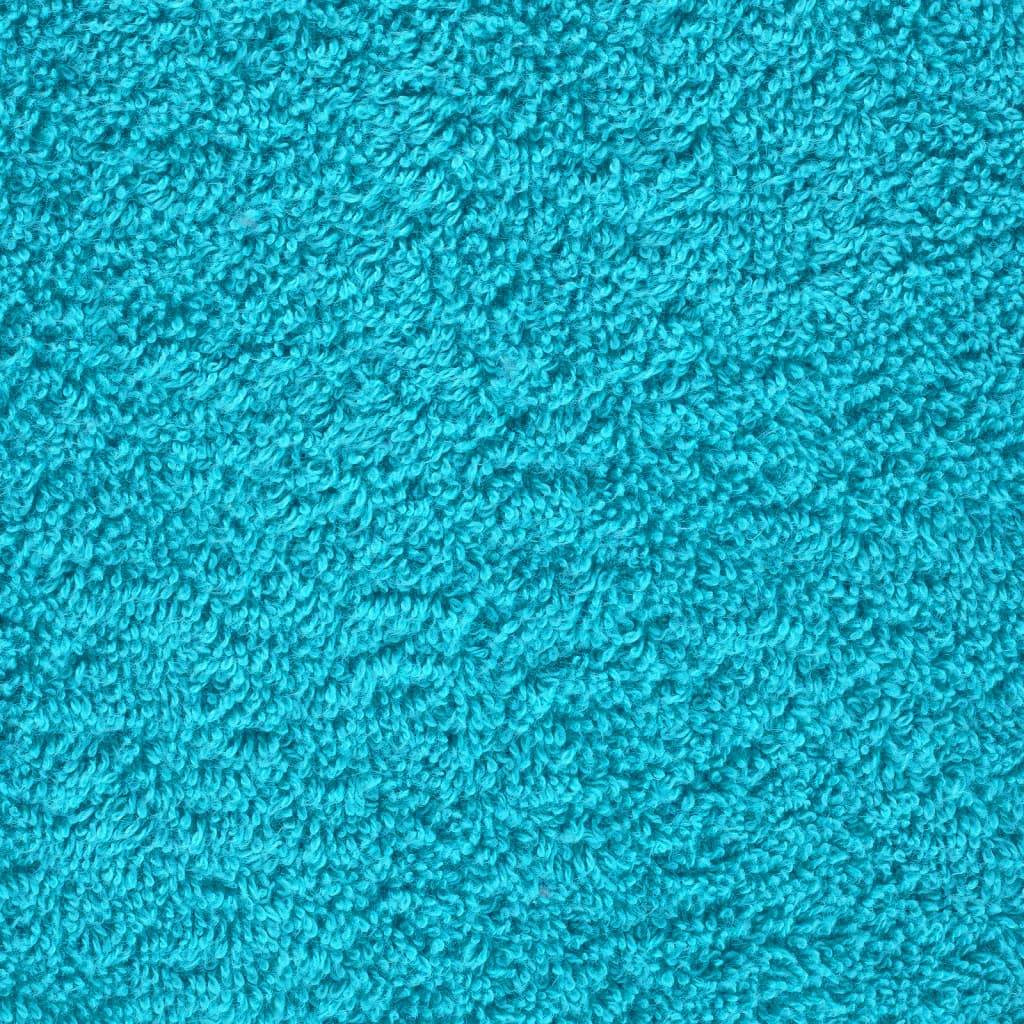 vidaXL Premium-Handtücher SOLUND 2 Stk. Türkis 100x200 cm 600 g/m²