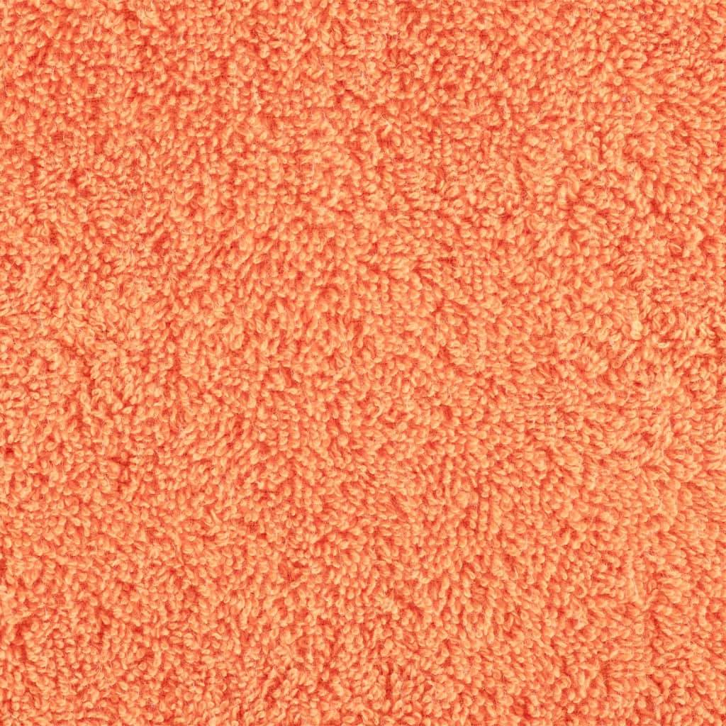vidaXL Premium-Duschtücher SOLUND 4 Stk. Orange 70x140 cm 600 g/m²