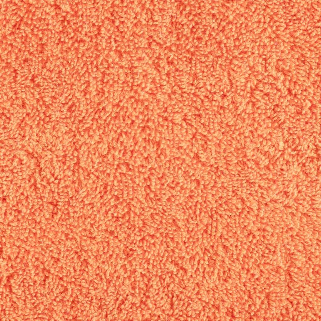 vidaXL Premium-Gästetücher SOLUND 10 Stk. Orange 30x50 cm 600 g/m²