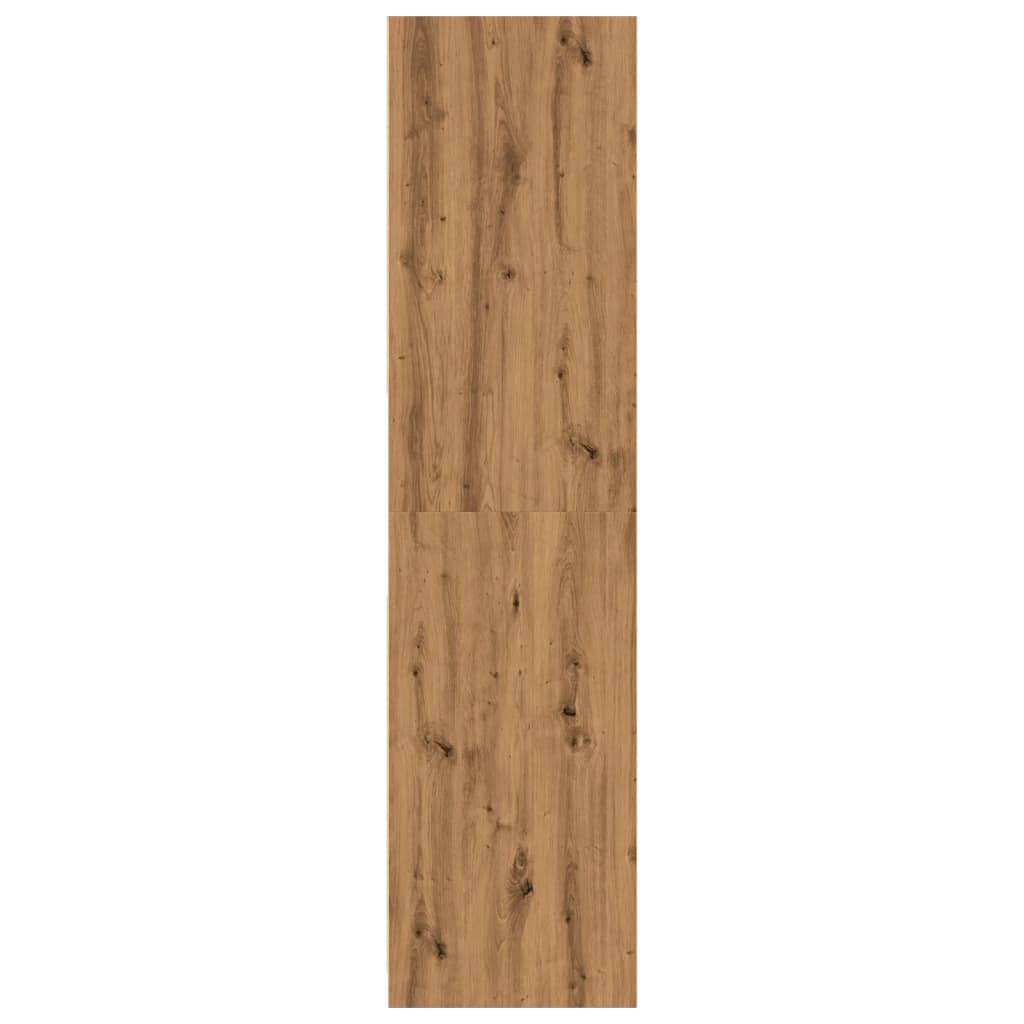 vidaXL Kleiderschrank Artisan-Eiche 80x50x200 cm Holzwerkstoff