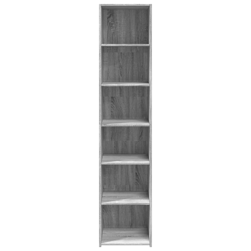 vidaXL Highboard Grau Sonoma-Eiche 40x41x185 cm Holzwerkstoff