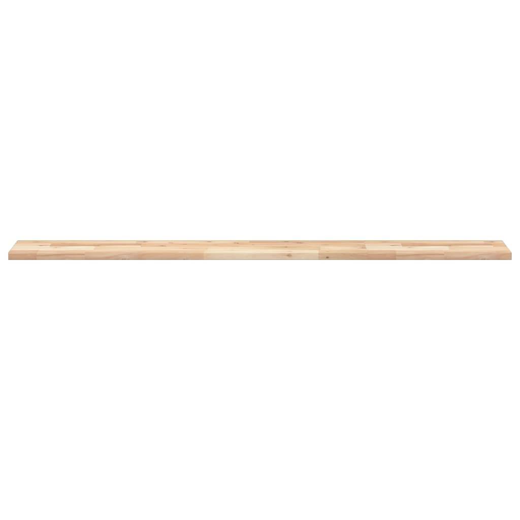 vidaXL Schweberegale 3 Stk. 160x20x2 cm Massivholz Akazie Unbehandelt