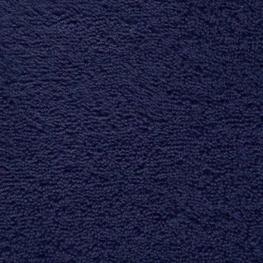 vidaXL Premium-Gästetücher SOLUND 2 Stk. Marineblau 30x50 cm 600 g/m²
