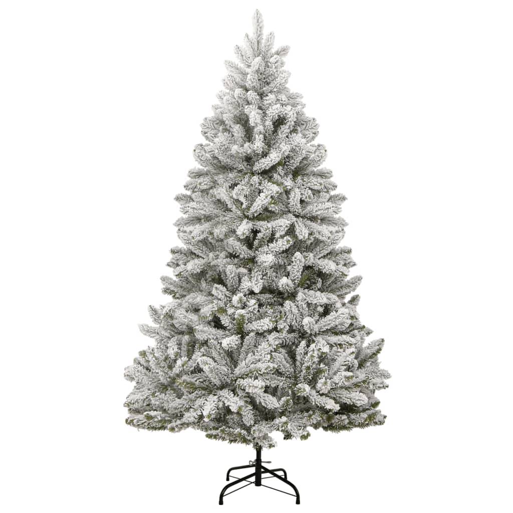 vidaXL Künstlicher Weihnachtsbaum Klappbar Beschneit 300 cm