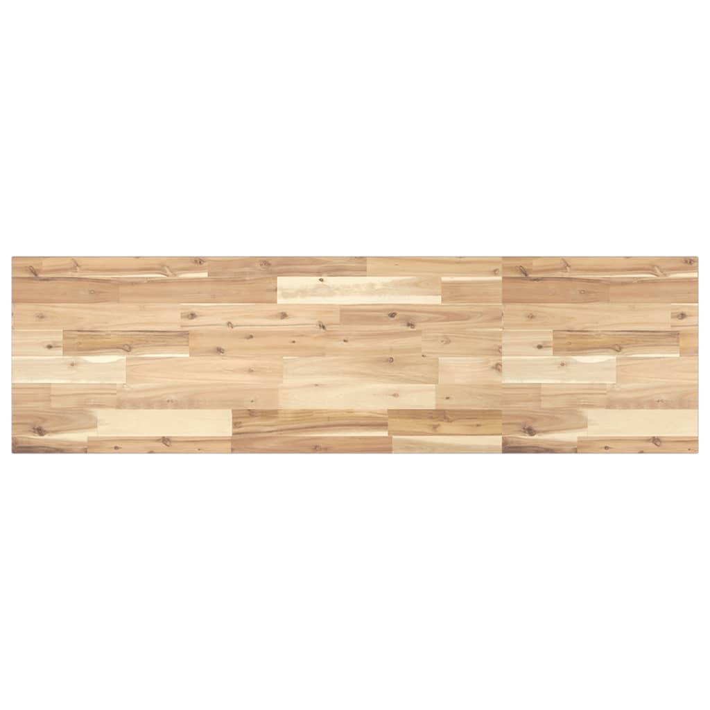 vidaXL Waschtischplatte Unbehandelt 120x40x2 cm Massivholz Akazie
