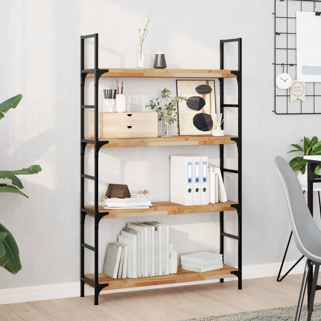 vidaXL Schweberegale 4 Stk. 80x20x4 cm Massivholz Akazie Ölbehandelt