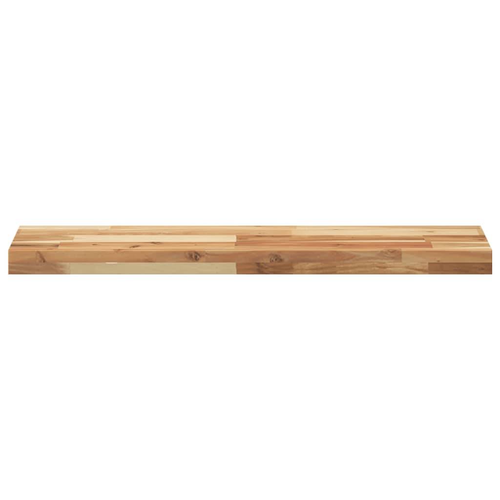 vidaXL Schweberegale 4 Stk. 80x20x4 cm Massivholz Akazie Ölbehandelt