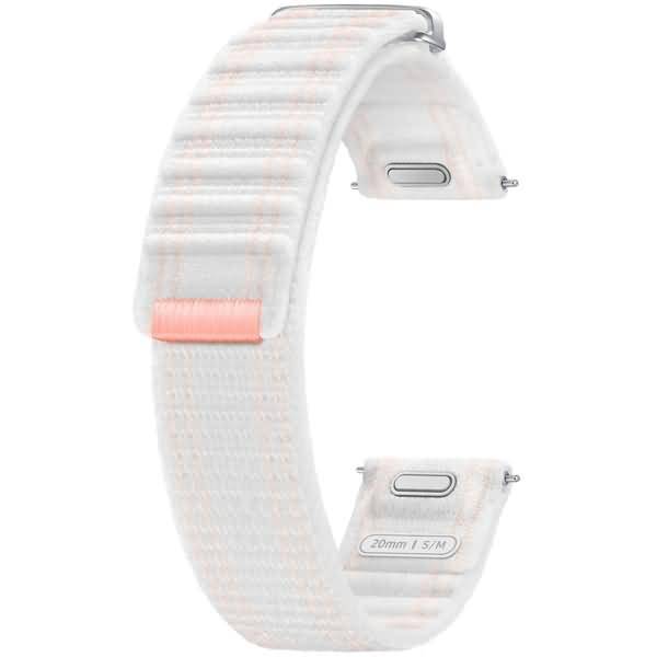 Samsung Fabric Band (S/M), Pink White (für Watch 4-7)