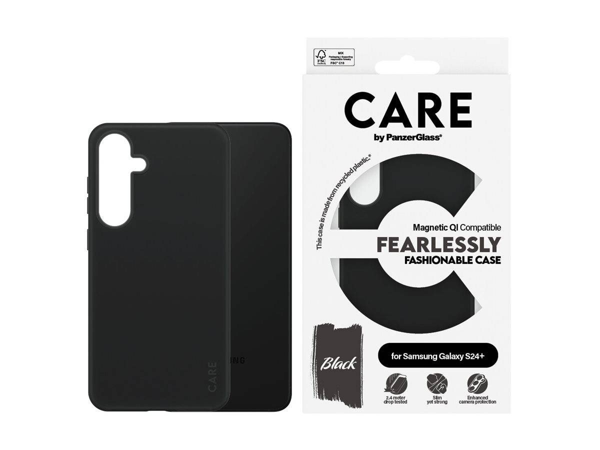 CARE by Schutzglass Fashion QI Case Samsung Galaxy S24+ - schwarz