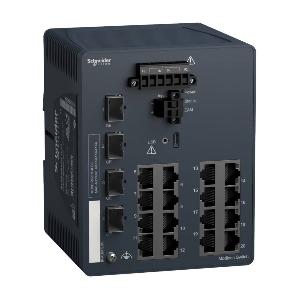 Schneider Electric Modicon Managed Switch MCSESM203F4LG0