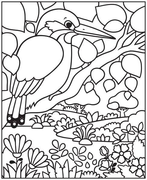 Mein Farbenzauber-Malbuch: Tiere