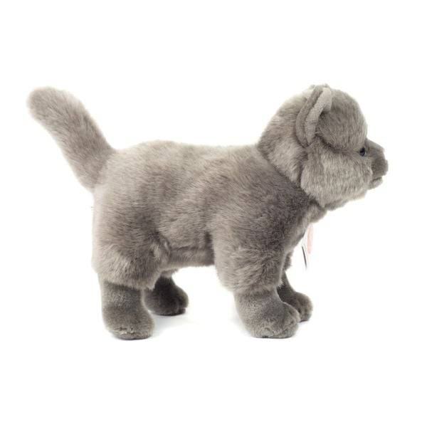 Teddy-Hermann - Kartäuser Katze stehend 20 cm