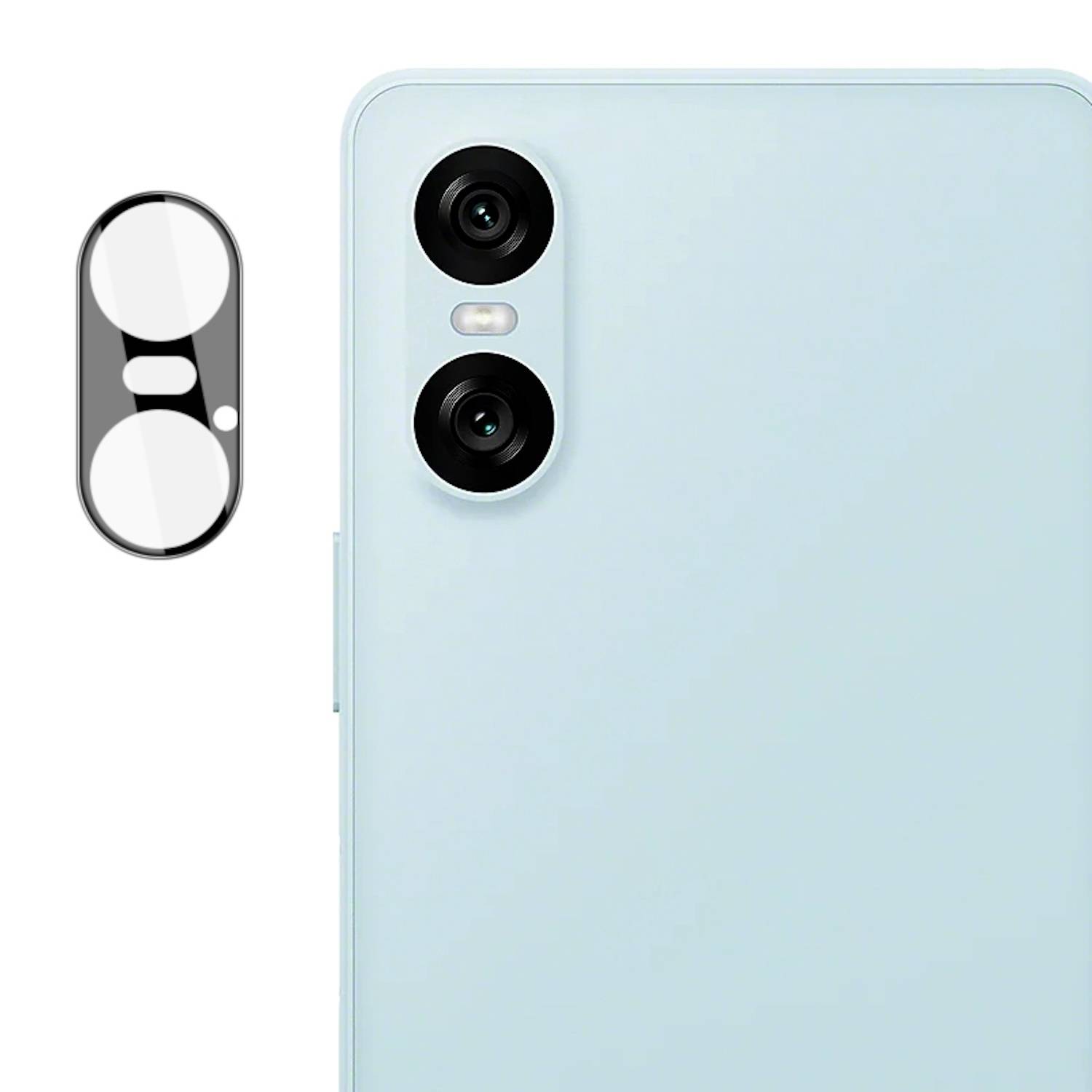 Für Sony Xperia 10 VI H9 Schutzglas Panzer Back Kamera Komplettschutz