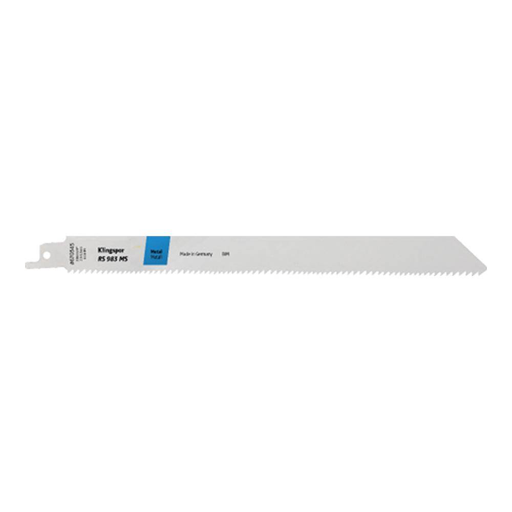 Bi-Metall-Säbelsägeblatt - RS 983 MS Special - für Metall - Maße 19 x 230 x 1,57 mm - Nutzlänge 210 mm - Materialstärke 4 bis 12 mm - TPI 8 bis