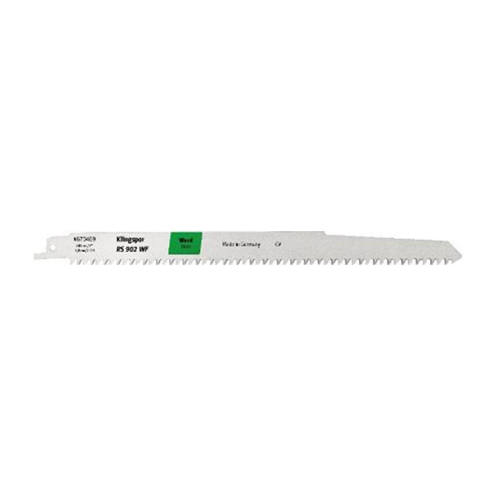 CV Säbelsägeblatt - RS 902 WF Special - für Holz - Maße 19 x 240 x 1,2 mm - Nutzlänge 210 mm - Materialstärke 6 bis 100 mm - TPI 7 - VE 5 Stück