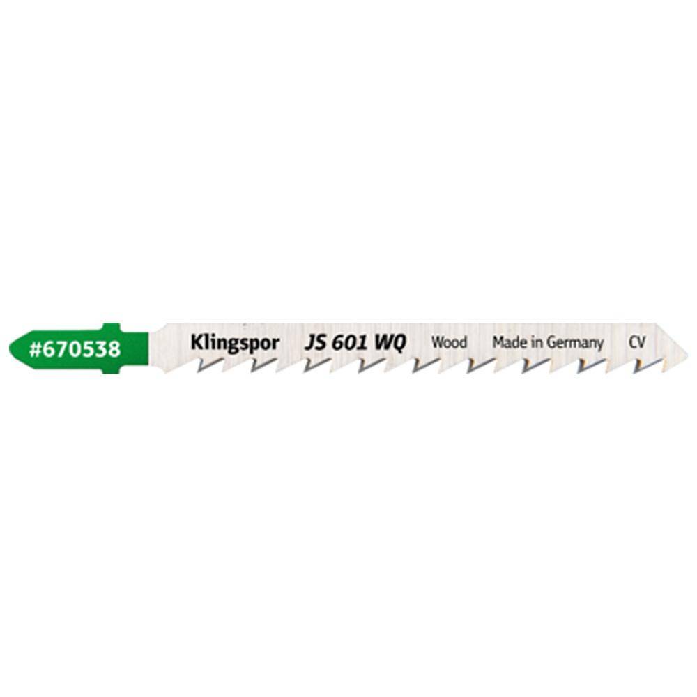 CV-Stichsägeblatt - JS 601 WQ Supra - Chrom-Vanadium - Maße 8x115x1,45 mm - Nutzlänge 90 mm - Materialstärke 10 bis 65 mm - TPI 8 - VE 5 Stück -