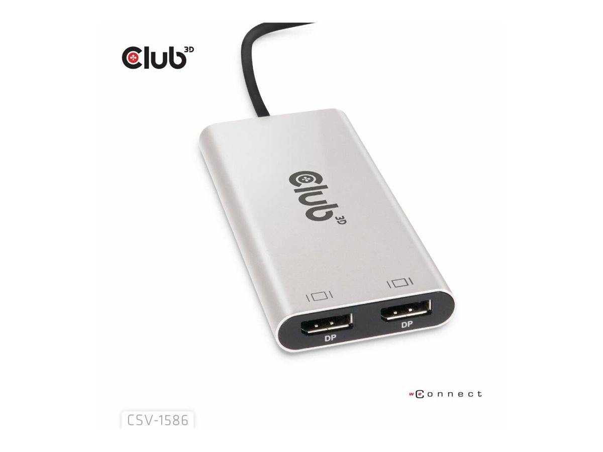 Club 3D - Videoadapter - 24 pin USB-C (M) zu DisplayPort (W)