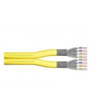 DIGITUS Verlegekabel Cat7a S/FTP duplex 500m gelb AWG22/1 Speditionsversand Netzwerk SFTP 500 m Duplex