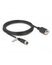 Delock M12 Kabel A-kodiert 8 Pin Buchse zu RJ45 zum Einbau Cat.5e FTP 3 m CAT 5e 3 m 8-polig Schwarz