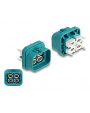 Delock HDMTD quad Stecker für PCB Schutzart IP67 IP69K