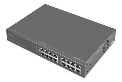 DIGITUS - 8-Port Gigabit Ethernet PoE Injektor, 802.3bt, 250 W