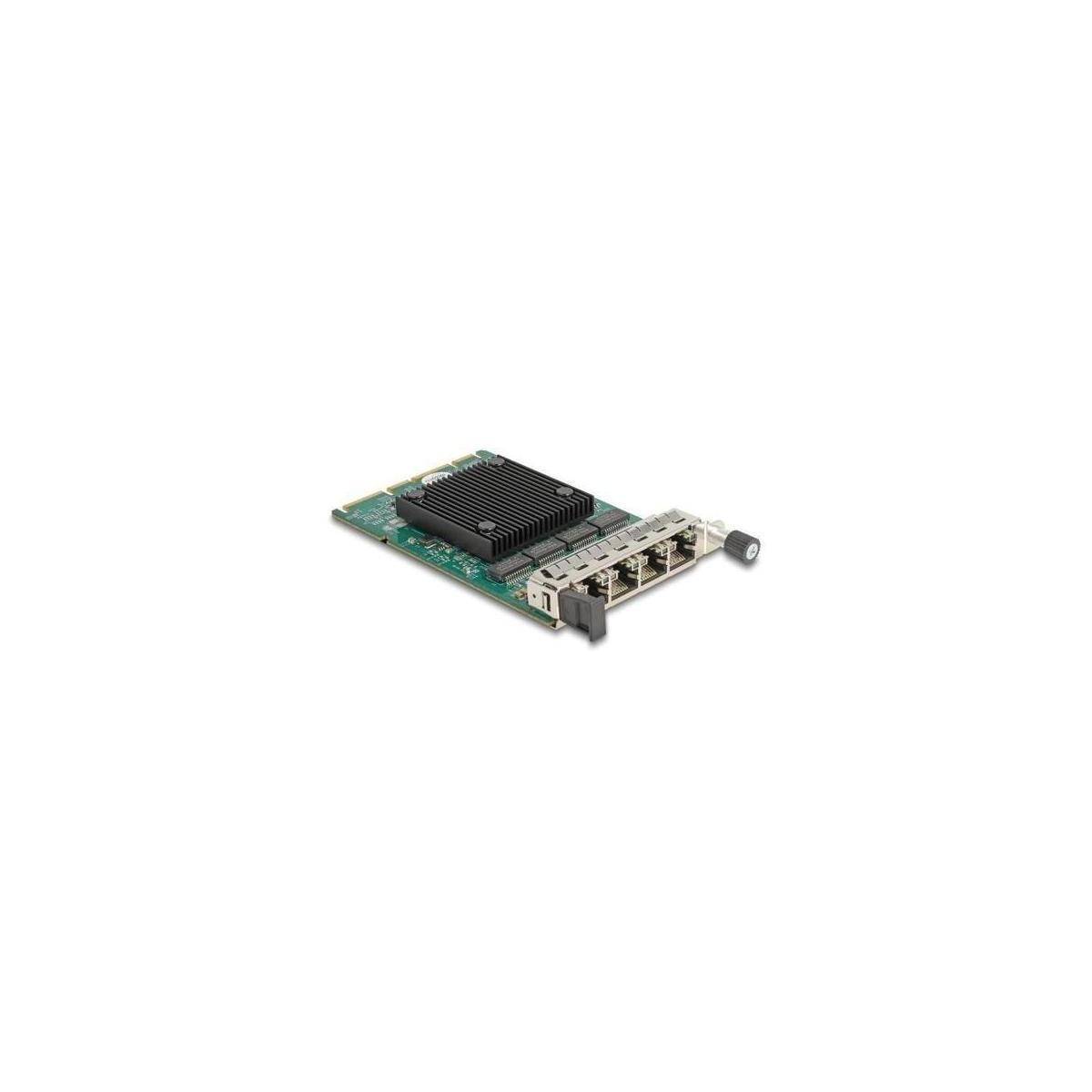 Delock OCP 3.0 Karte zu 4 x RJ45 Gigabit LAN