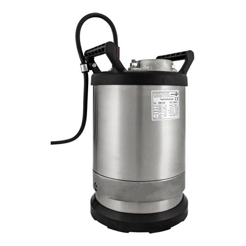 SPT PUMPEN SPRI 370 W - Schmutzwasser-Tauchmotorpumpe aus Edelstahl - (0,37 kW | 230V / 50 Hz | Edelstahl 1.4401 |