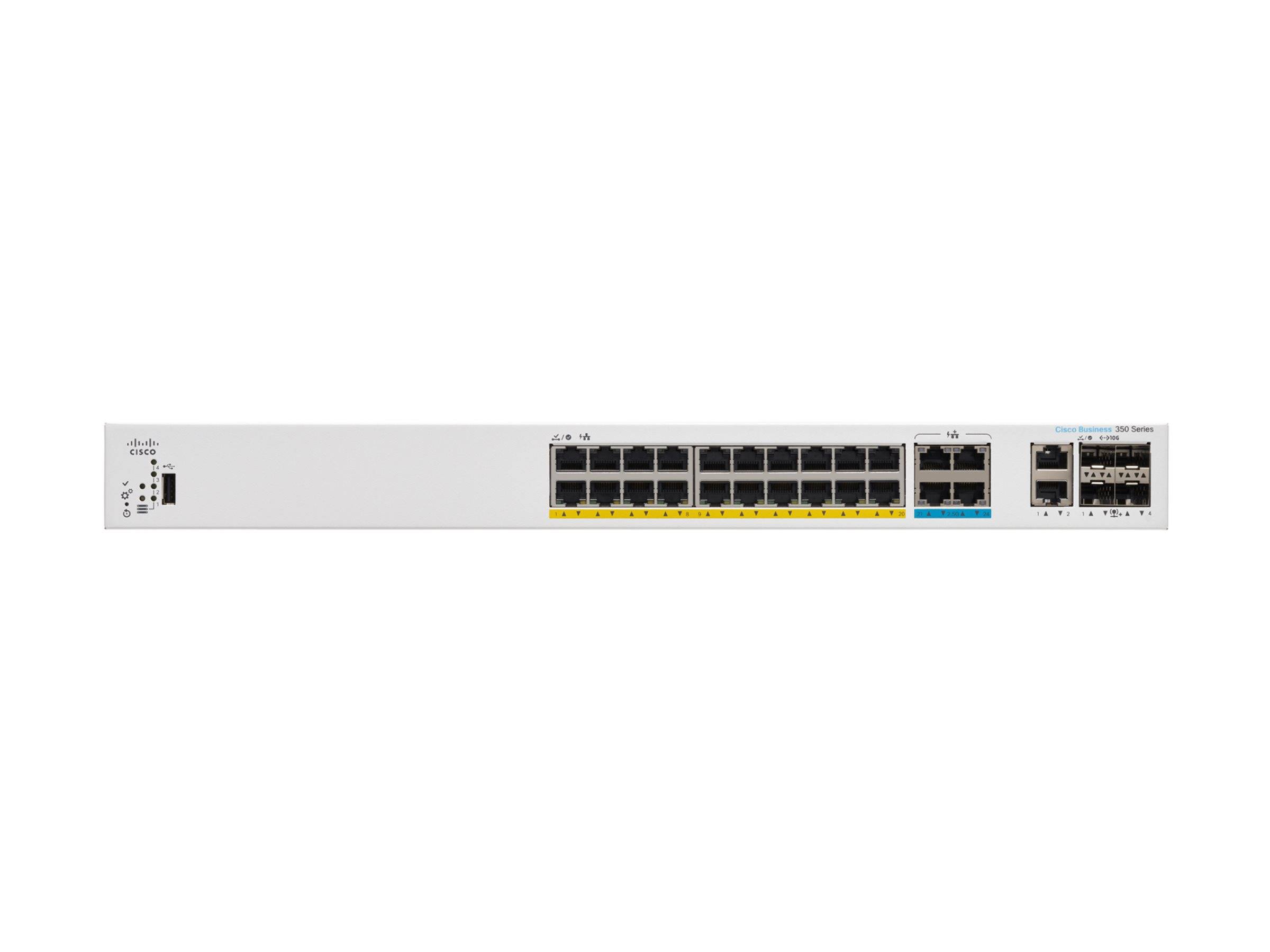Cisco Catalyst 1300-24MGP-4X - Switch - L3 - managed - 16 x 10/100/1000 (PoE+)