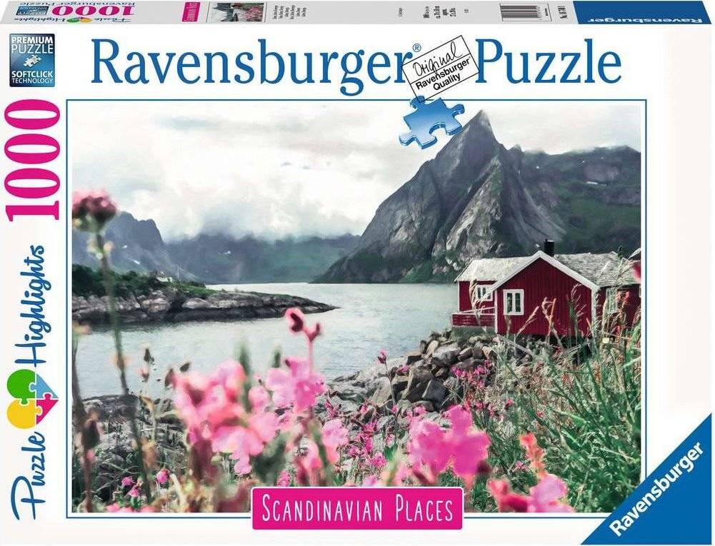 RAVENSBURGER Puzzle Reine, Lofoty 1000 dílků