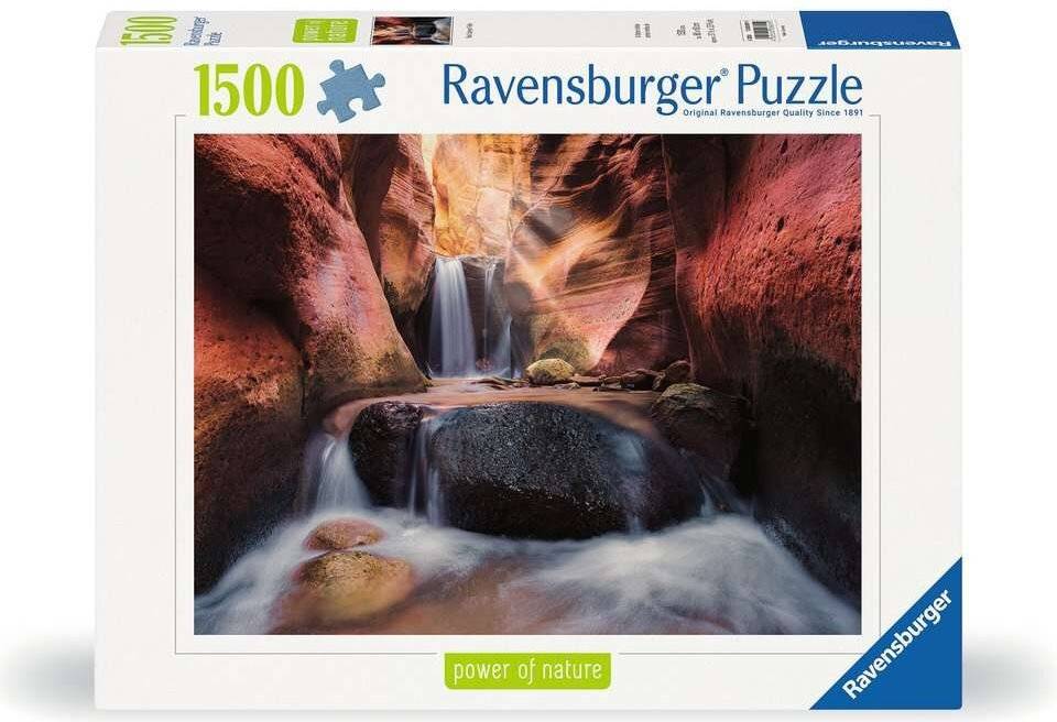 Power of Nature Puzzle Der Wasserfall im Red Canyon (1500 Teile)