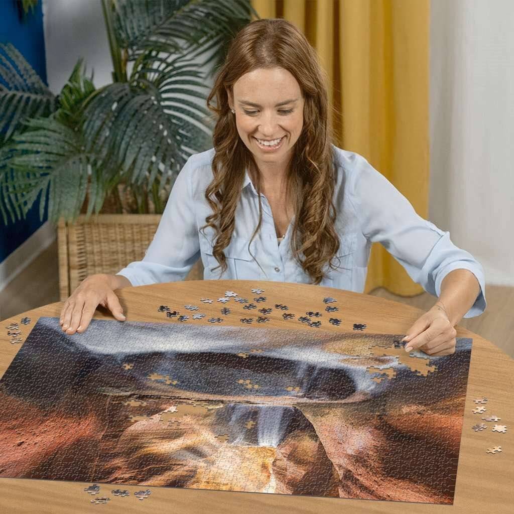 Power of Nature Puzzle Der Wasserfall im Red Canyon (1500 Teile)