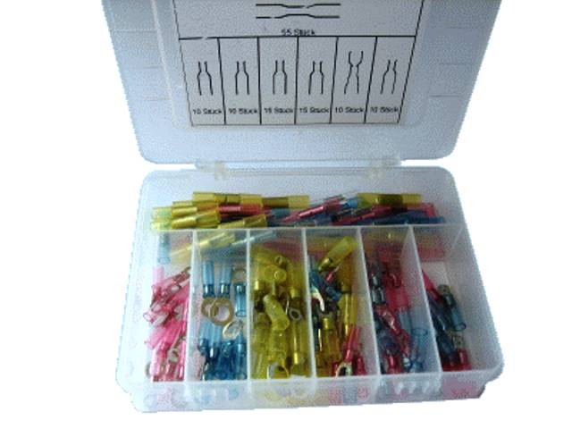 Sortiment Box Schrumpfschlauch Crimp Verbinder mit Innenkleber S24-Set-CS