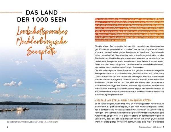 Wochenend und Wohnmobil - Kleine Auszeiten Mecklenburgische Seenplatte