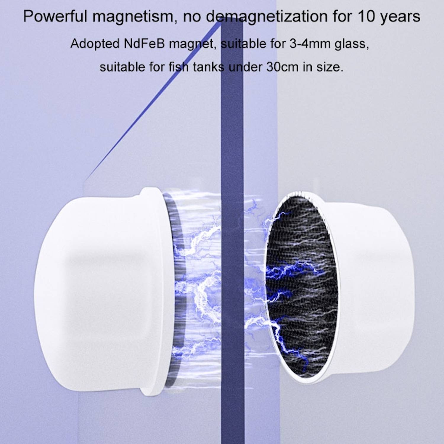 Magnetische Aquariumbürste Doppelseitige Reinigungsbürste Algen Moos