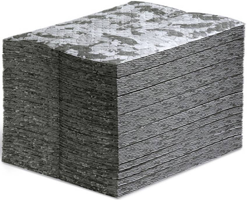 Absorptionsmatte HAM-O - Polypropylen - 41 x 51 cm - Absorptionsvermögen 98,9 l/VE - Grau - VE 100 Matten - Preis per VE