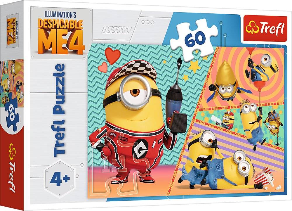 TREFL Puzzle I, der Schurke 4: Glü ckliche Mimonen 60 Teile
