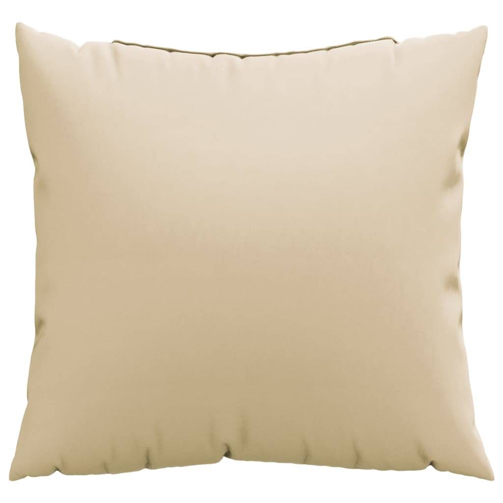 vidaXL Sofakissen 4 Stk. Beige 50x50 cm Stoff