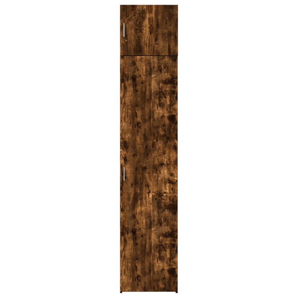 vidaXL Hochschrank Schmal Räuchereiche 45x42,5x225 cm Holzwerkstoff