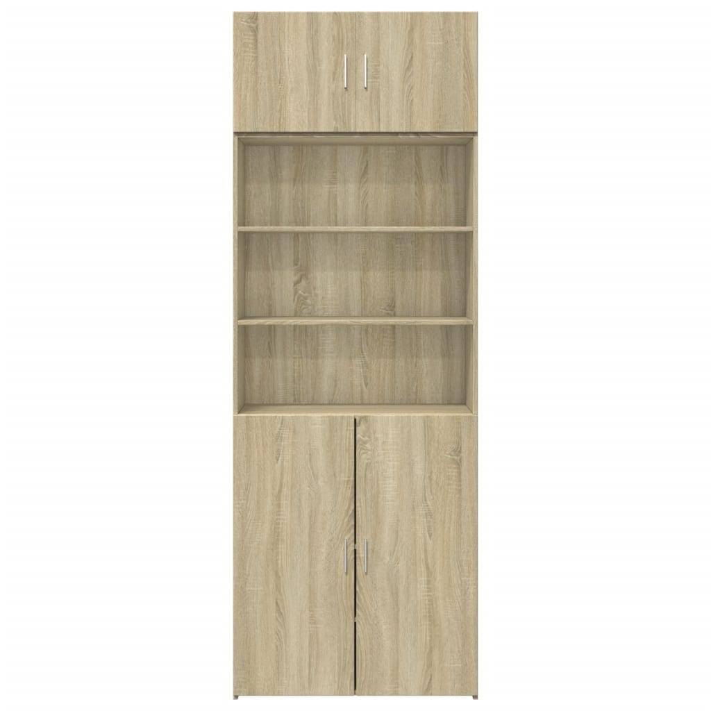 vidaXL Hochschrank Sonoma-Eiche 80x42,5x225 cm Holzwerkstoff