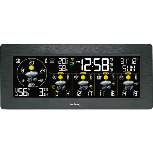 TECHNOLINE WLAN-Wetterstation WD3050, schwarz TECHNOLINE WLAN-Wetterstation WD3050, schwarz