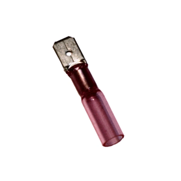 (60.001) Schrumpfschlauch Flachstecker 0,5mm²-1,5mm² Rot mit Kleber Typ CSFS (100 Stück) (60.001) Schrumpfschlauch Flachstecker 0,5mm²-1,5mm² Rot mit Kleber Typ CSFS (100 Stück)
