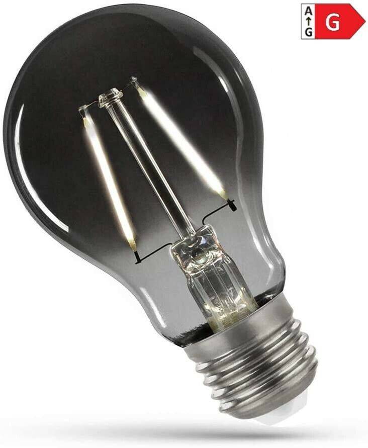 Spectrum LED E27 A60 Retro 2,5W =16 Watt 150lm Modernshine 300° Rauchglas Neutralweiß 4000K
