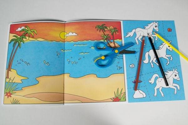 Wir basteln! ab 5 Jahren - Malen, Ausschneiden, Kleben - Pferde