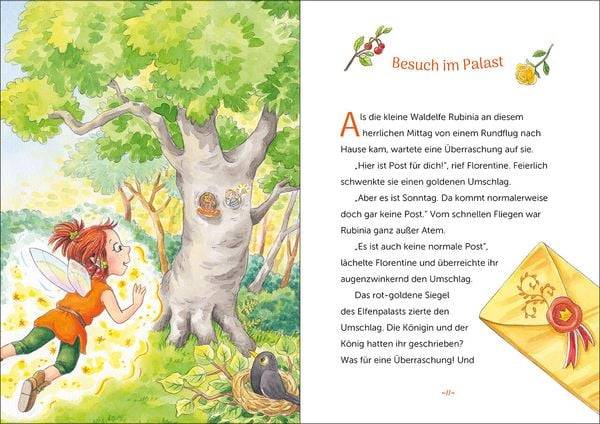 Rubinia Wunderherz, die mutige Waldelfe (Band 6) - Das Rätsel der Königsblume