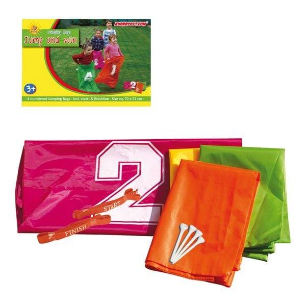 Knorrtoys 56000 - Party Set FUN, 32teilig, Sackhüpfen, Eierlaufen, Dosenwerfen