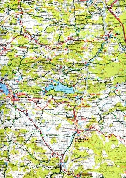 ADFC-Radtourenkarte 22 Fränkische Alb Altmühltal 1:150.000, reiß- und wetterfest, GPS-Tracks Download