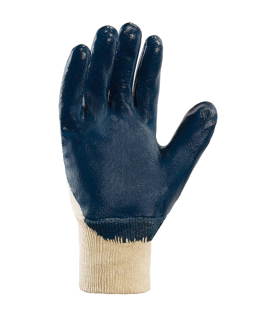 2309 teXXor Nitril-Handschuhe Strickbund blau teilbeschichtet 144 Paar Gr. 9