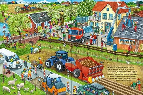 Das große Bauernhof-Wimmelbuch